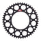 Renthal Sprocket Rear Black 50T Alloy 7075 T6 Grooved
