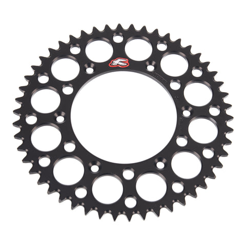 Renthal Sprocket Rear Black 50T Alloy 7075 T6 Grooved