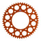 Renthal Sprocket Rear Orange 51T Alloy 7075 T6 Grooved KTM
