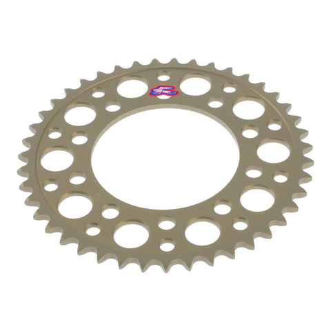 Renthal Rear Sprocket T6 Grooved 7075 Alloy - Silver [Honda]