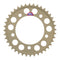 Renthal Rear Sprocket T6 Grooved 7075 Alloy - Silver [Honda]