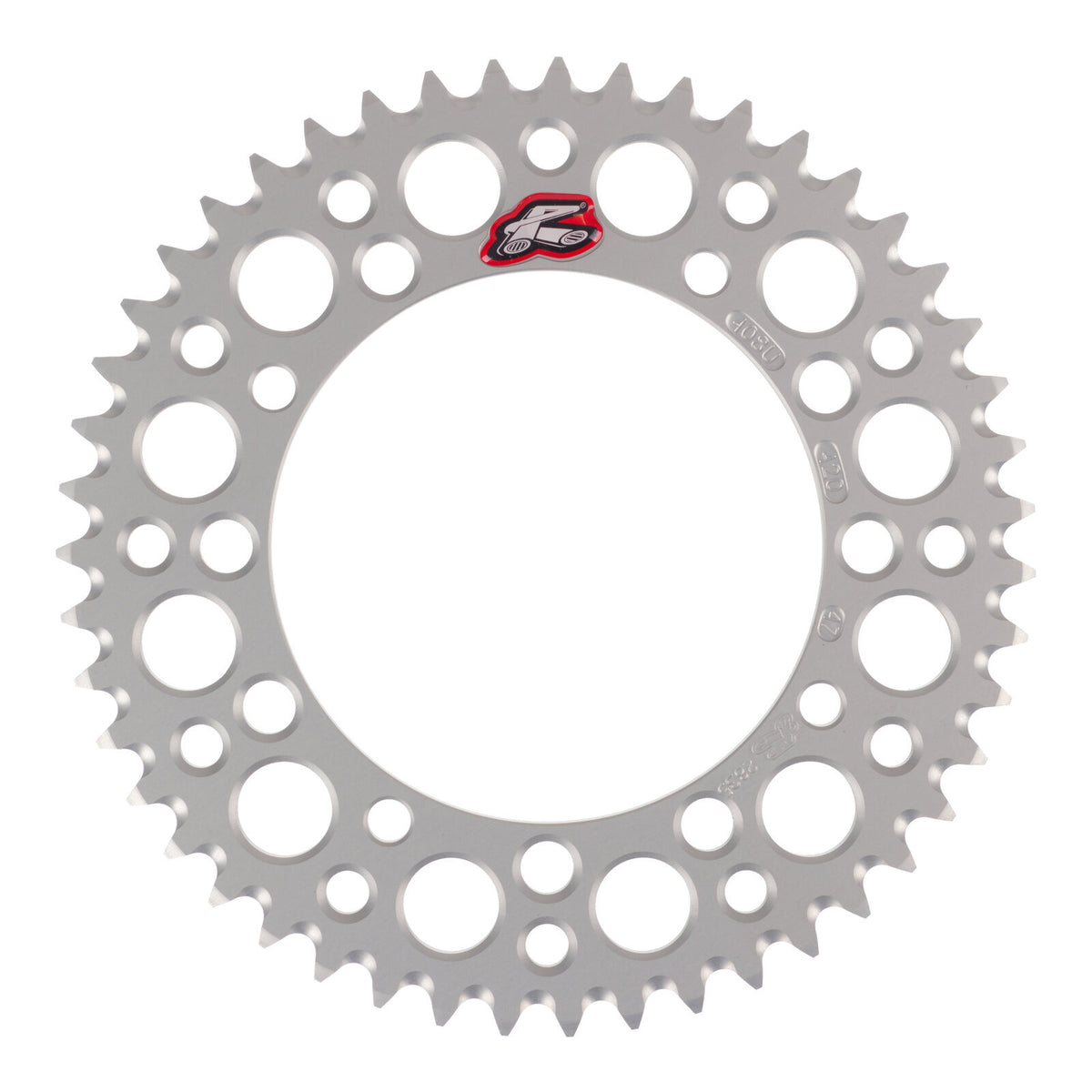 Renthal Sprocket Rear Silver 47T Alloy 7075 T6 Grooved
