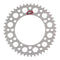 Renthal Sprocket Rear Silver 49T Alloy 7075 T6 Grooved