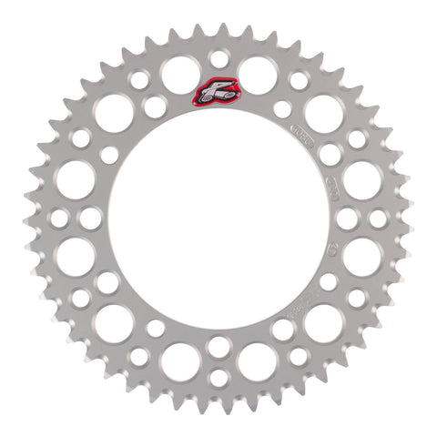 Renthal Sprocket Rear Silver 49T Alloy 7075 T6 Grooved