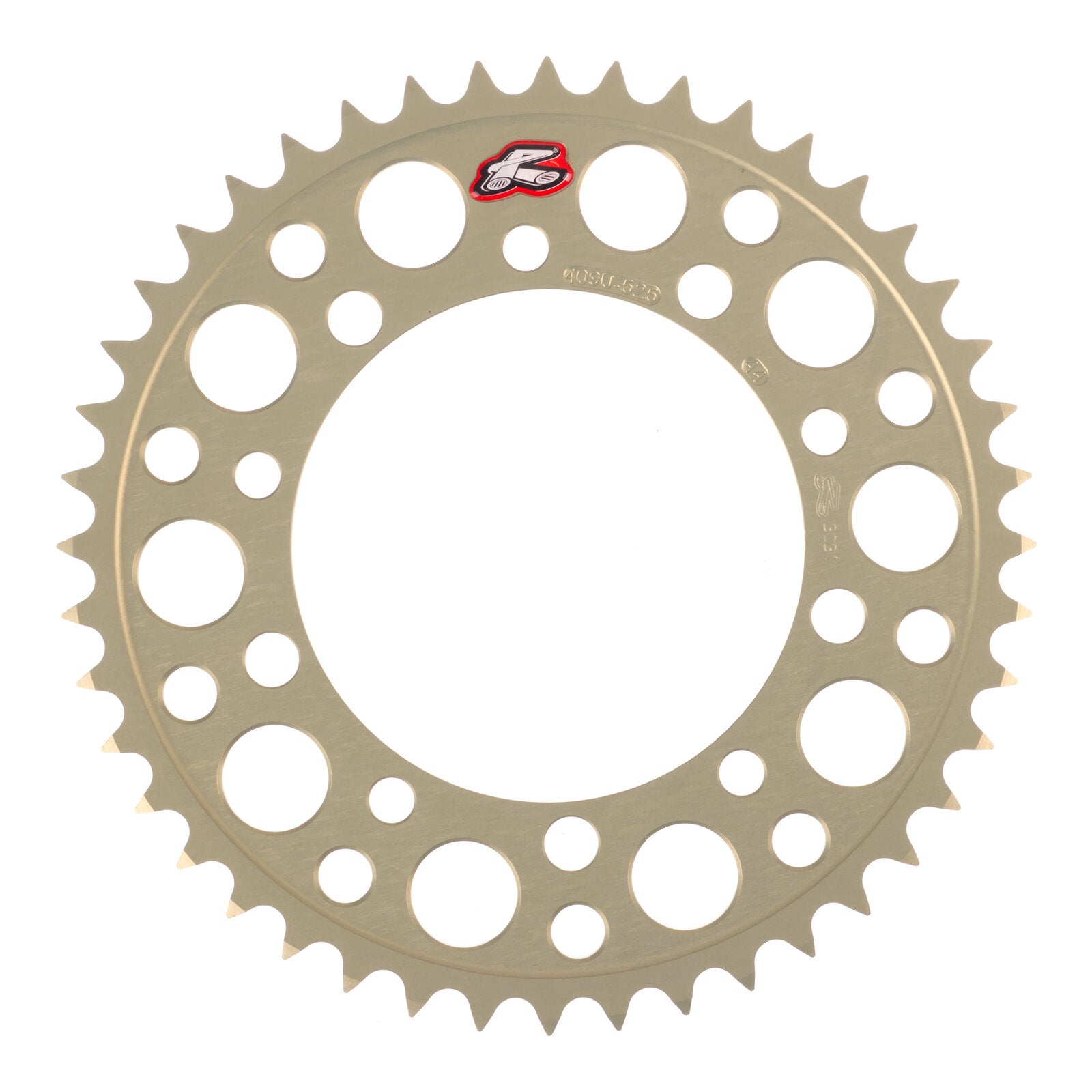 Renthal Rear Sprocket T6 7075 Alloy Grooved 409 / 525 - Silver [Suzuki]