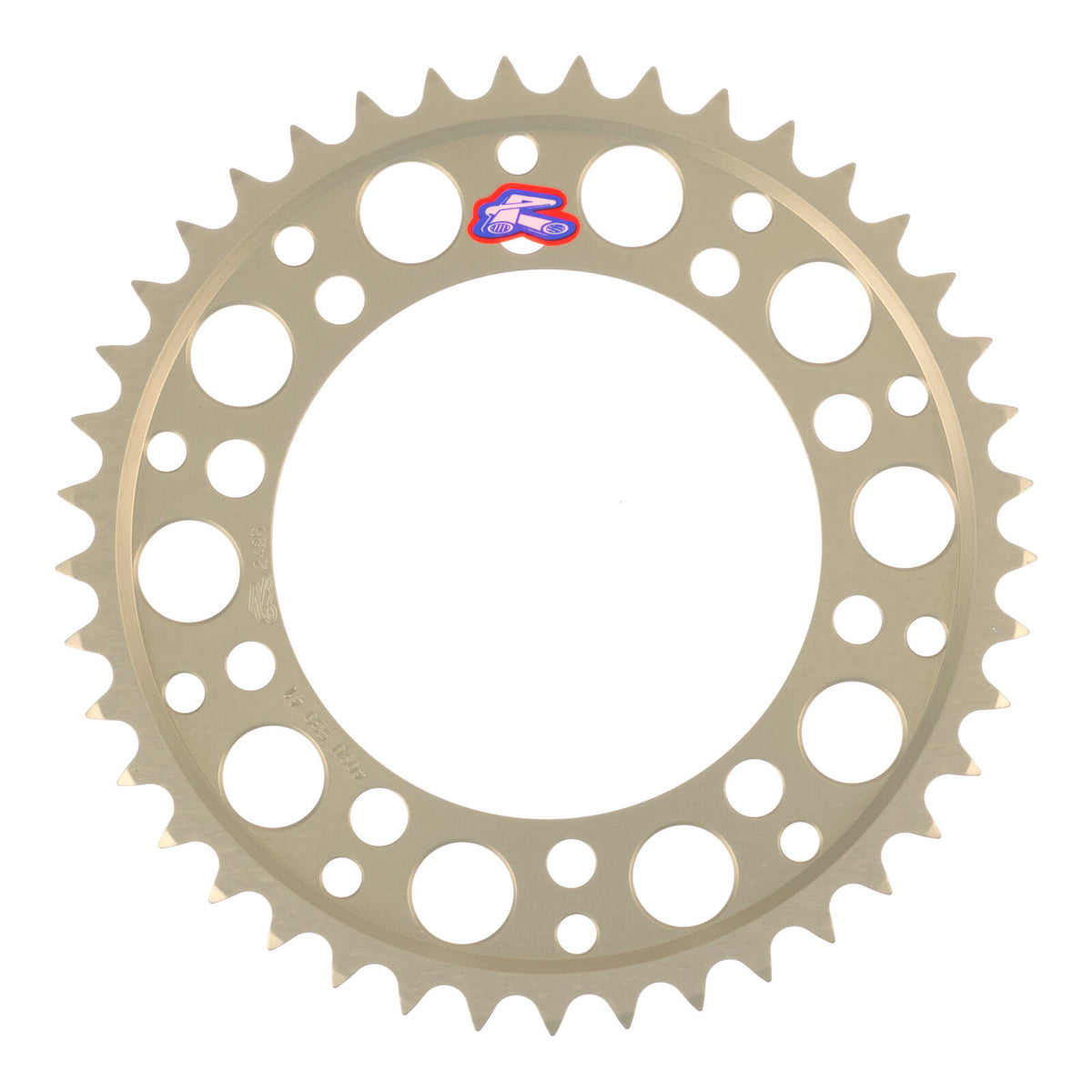 Renthal Sprocket Rear Silver 41T Alloy 7075 T6 Grooved Suzuki