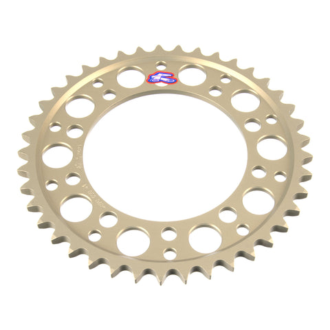 Renthal Sprocket Rear Silver 41T Alloy 7075 T6 Grooved Suzuki
