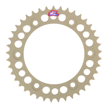 Renthal Sprocket Rear Silver 41T Alloy 7075 T6 Grooved Mont