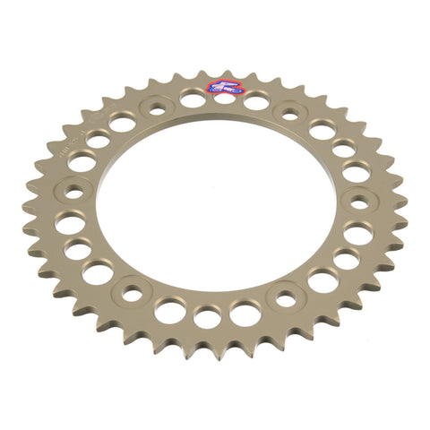 Renthal Sprocket Rear Silver 41T Alloy 7075 T6 Grooved Mont