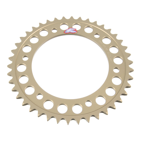 Renthal Sprocket Rear Silver 42T Alloy 7075 T6 Grooved Honda