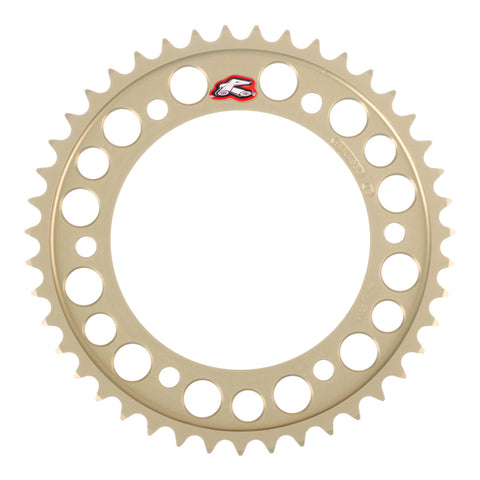 Renthal Rear Sprocket T6 7075 Alloy Grooved 411 / 530 - Silver [Honda]