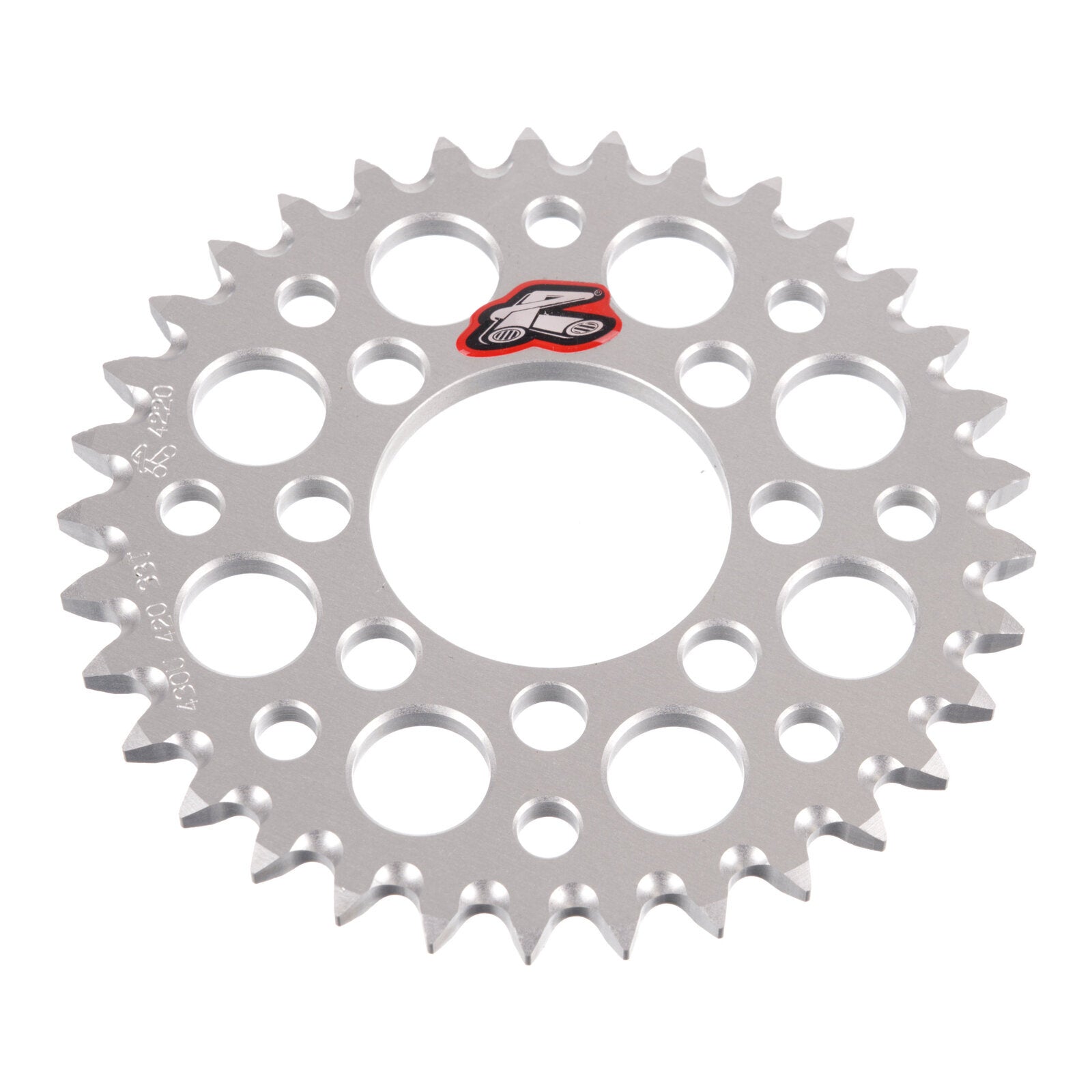 Renthal Sprocket Rear Silver 33T Alloy 7075 T6 Grooved
