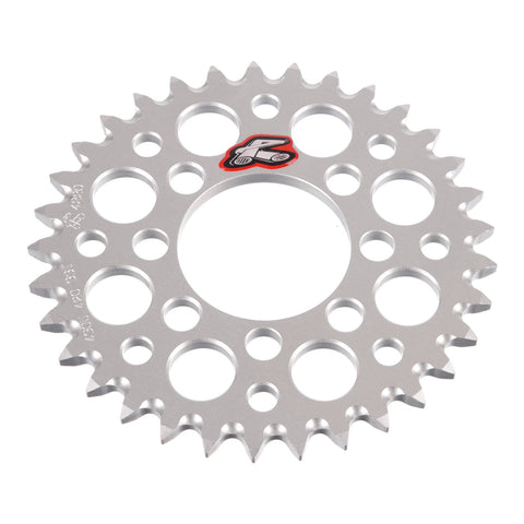 Renthal Sprocket Rear Silver 33T Alloy 7075 T6 Grooved