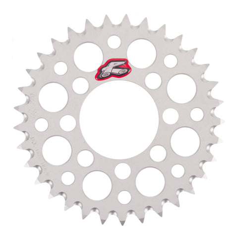 Renthal Sprocket Rear Silver 33T Alloy 7075 T6 Grooved