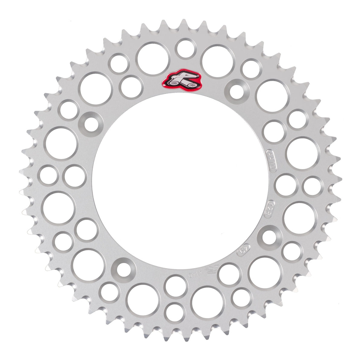 Renthal Sprocket Rear Silver 49T Alloy 7075 T6 Grooved