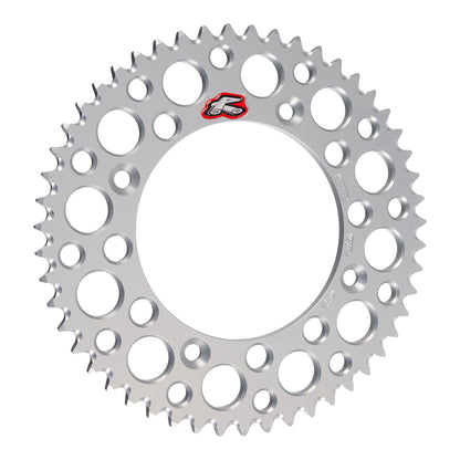 Renthal Rear Sprocket - Silver 51T Alloy 7075-T6 Grooved