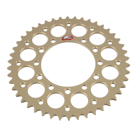 Renthal Rear Sprocket Hard Anodised Grooved 456 / 520