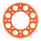 Renthal Rear Sprocket 48T Alloy 7075-T6 Grooved - Orange (KTM, Husqvarna)