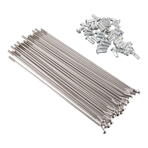 Spoke Set Hoshi Stainless Kawasaki / Suzuki Front KX/RM60 KLX/DRX110