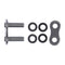 RK Chain Join Link 525XRE Outer Type