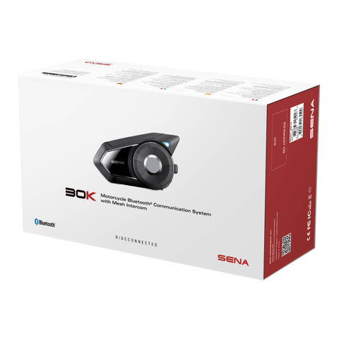 Sena 30k Bluetooth Comm System with Mesh & HD Speaker