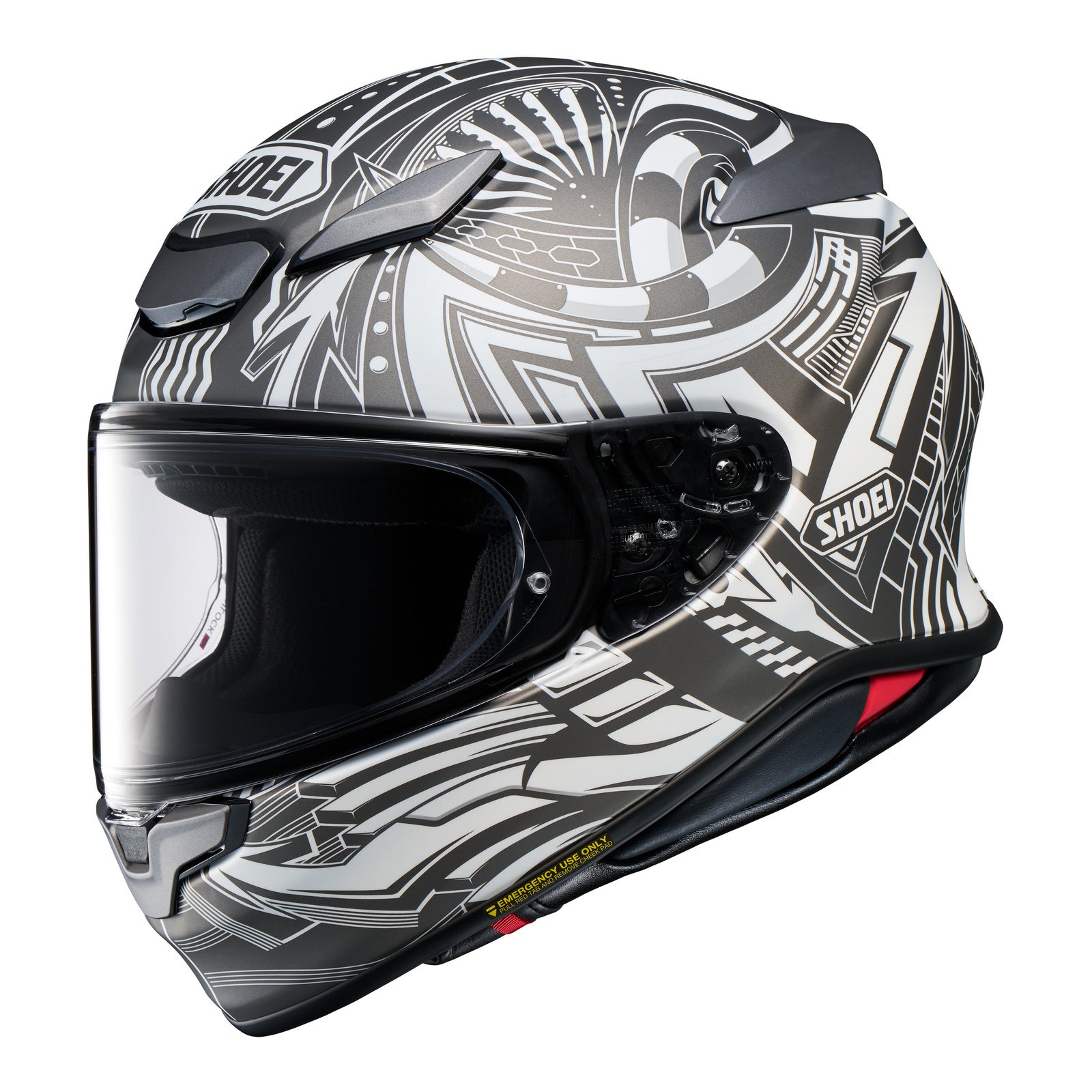 Shoei NXR2 Helmet - Beaut TC6 Black / White / Silver