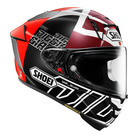 Shoei X-SPR Pro Helmet Diggia 2 - Black / Red / White
