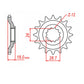Sprocket Kit Honda XR600 '91- - 520KXZ 14/48