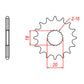 Sprocket Kit Suzuki GN125 - 428KRO 14/50
