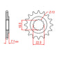Sprocket Kit Suzuki DR250 '82-87 Farm (434) - 520SO 12/48