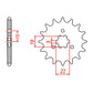 Sprocket Kit Kawasaki KX125 '98/'99 - 520EXW 12/48