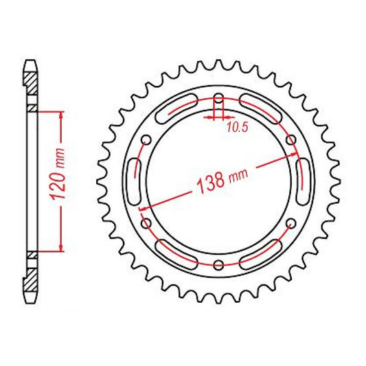 Sprocket Kit Honda CBR250 / CBR300 '11-'18 - GB520XRE - 14/36