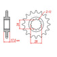 Sprocket Kit Honda CBR600 '97/'98 - 525XRE 15/43