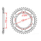 Sprocket Kit Yamaha YZF-R1 '04-'08 Gold (recommend) - GB530ZXW 17/45