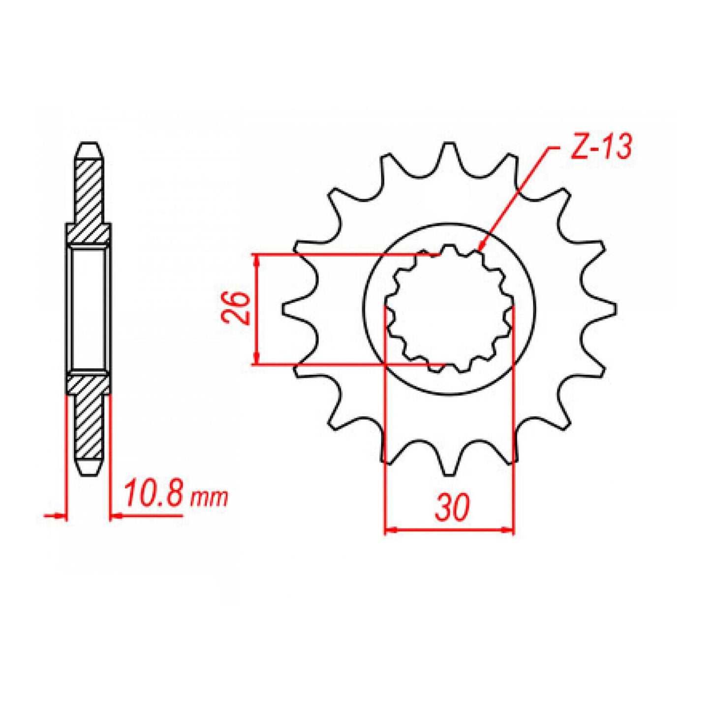 Sprocket Kit Yamaha YZF-R1 '09-'14 (economy) - 530XRE 17/47