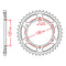MTX 3C5 Steel Rear Sprocket #428