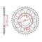 MTX 1303 Zero Alloy Rear Sprocket #520 - Black (41T)