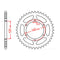 MTX 498 Steel Rear Sprocket #525