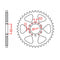 MTX 845 (2) Steel Rear Sprocket #520