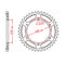 MTX 865 (2) Steel Rear Sprocket #530