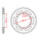 MTX 855 Steel Rear Sprocket #520