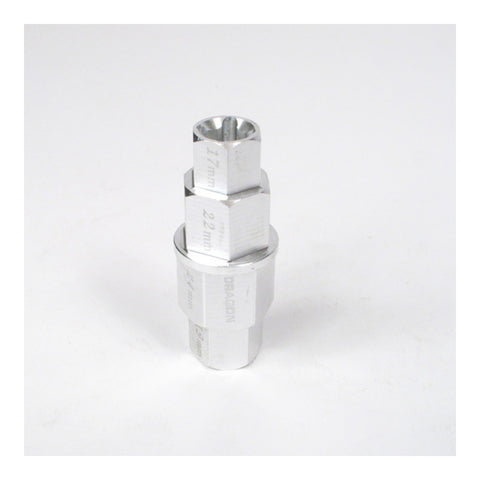 WHITES 4-IN-1 HEX AXLE TOOL 17 19 22 24mm ALUM