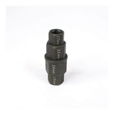 WHITES 4-IN-1 HEX AXLE TOOL 17 19 22 24mm CrMo