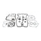 Vertex Complete Gasket Set with Oil Seals Yamaha