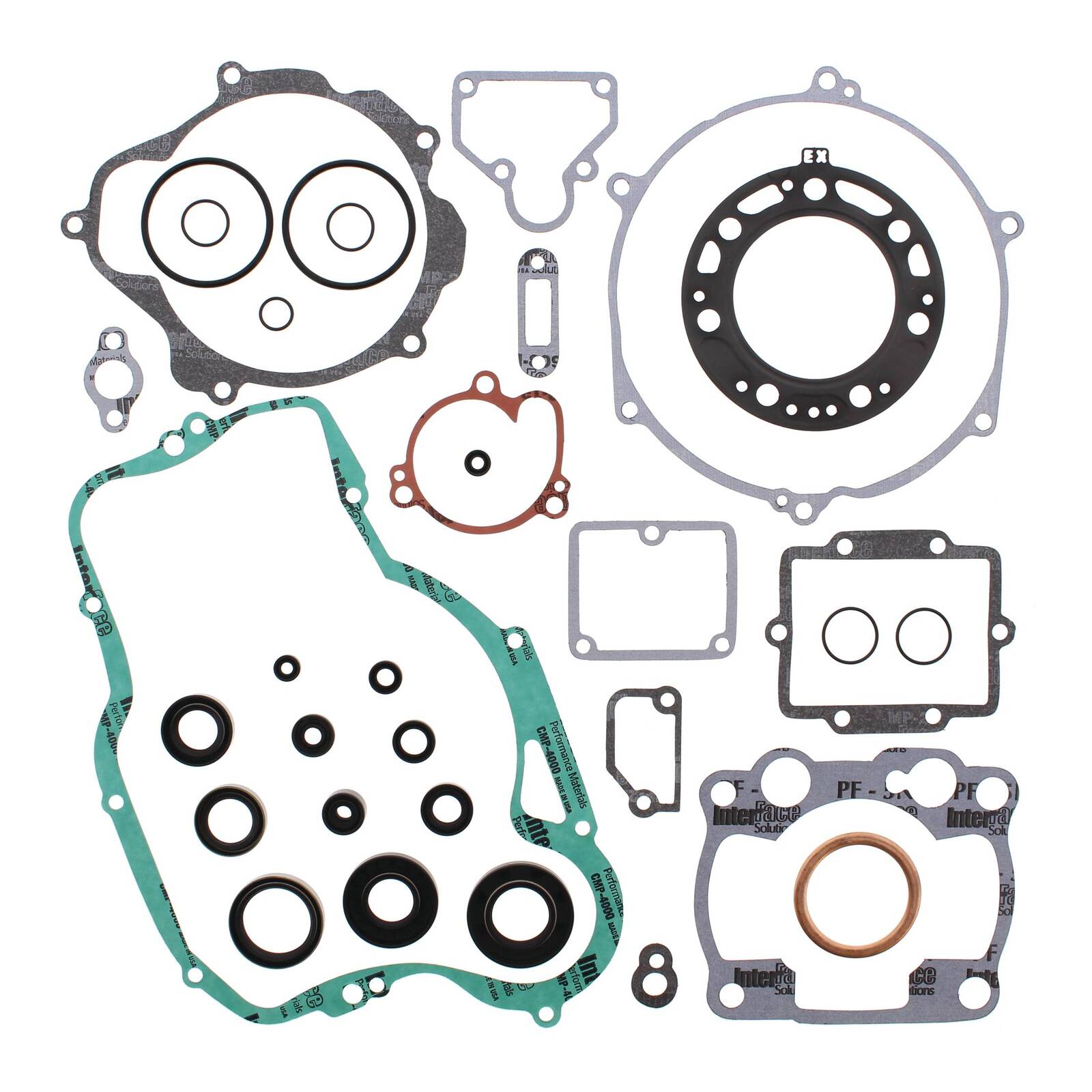 Vertex Complete Gasket Set with Oil Seals Kawasaki