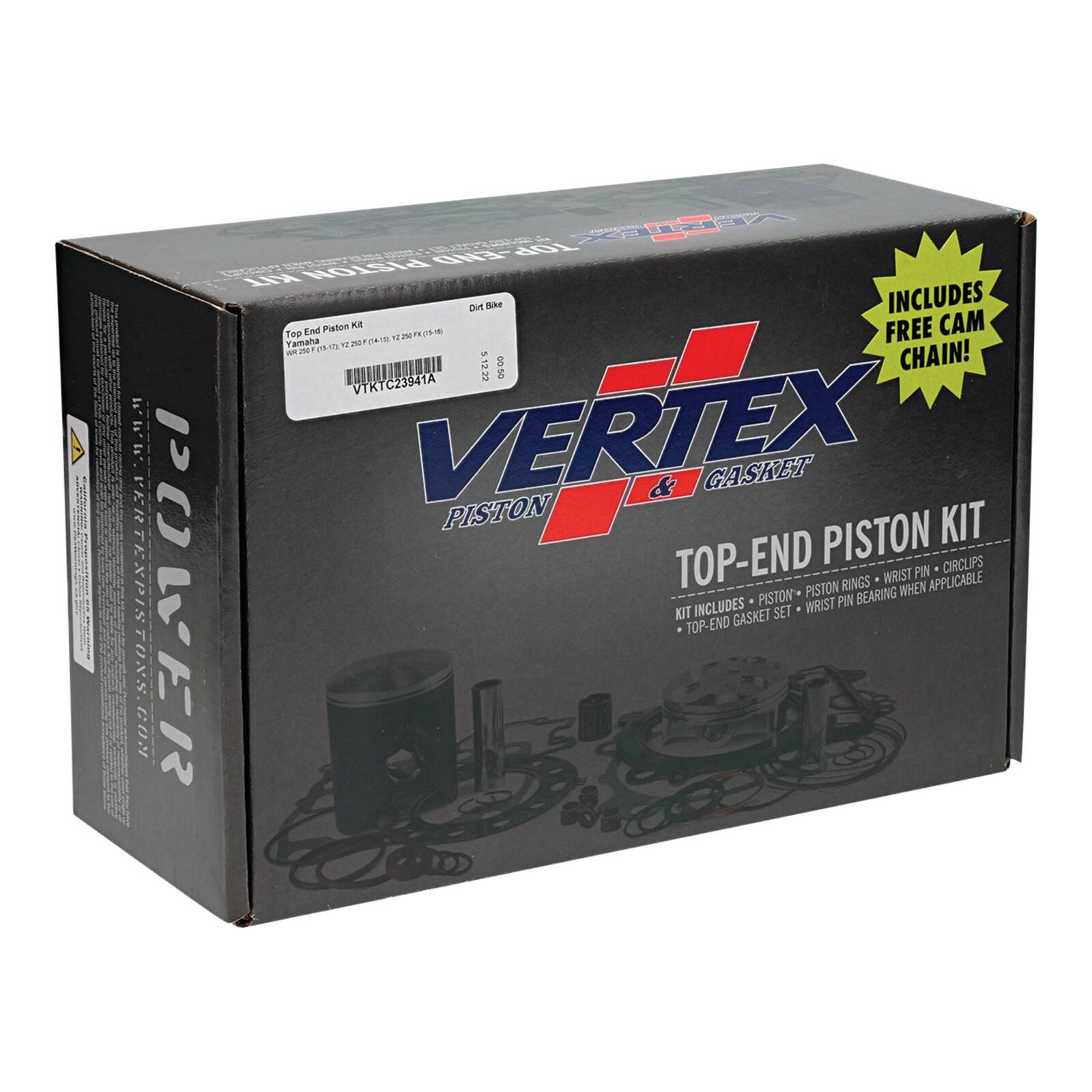 Vertex Top End Rebuild Kit - Forged Piston (A)