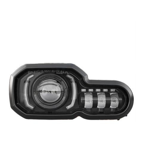 Whites LED Headlight BMW F650/700/800 Assorted Years, E-mark