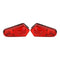 Whites Tail Light Lens Only Polaris