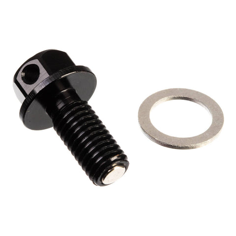 Whites Magnetic Sump Plug M10 x 22 x 1.5 - Black