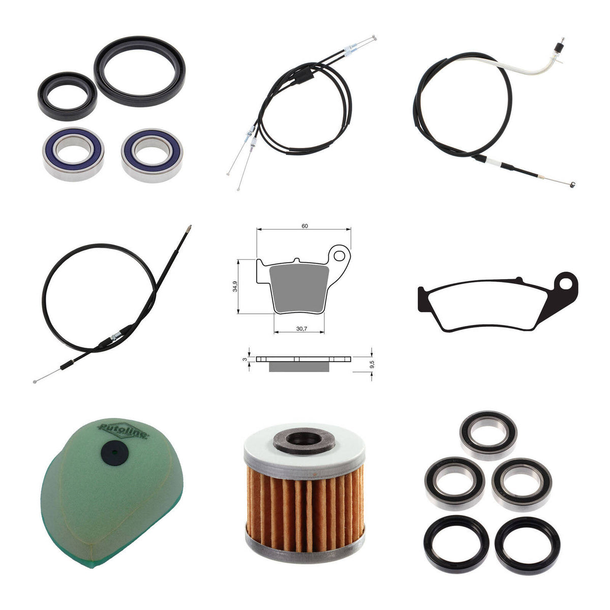 Offroad Refurb Kit - Honda CRF450X '07-'17